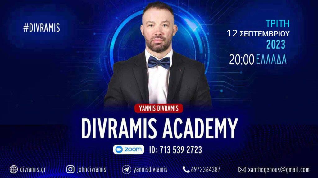  DIVRAMIS ACADEMY ZOOM DUBAI UPDATE LIVE 20.00 12-09-2023 #DIVRAMIS