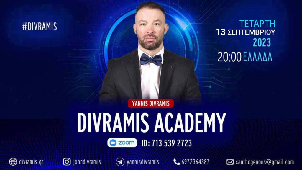 DIVRAMIS ACADEMY ZOOM DUBAI UPDATE LIVE 20.00 13-09-2023 #DIVRAMIS